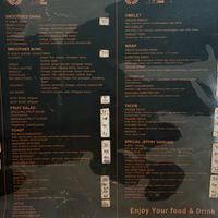 Menu  at Jeffry Coffee Shop in Pecatu