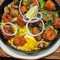 Vegan tikka at Kesari Indian Kitchen in Ogden