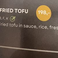 Fried tofu   at Malin Sushi in Voss