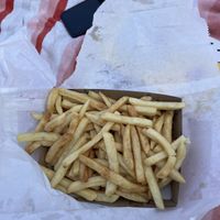 Medium fry  at Shells Diner in Austinmer