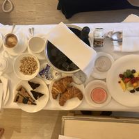 💯 vegan breakky in bed   at Bagni Di Pisa in Pisa