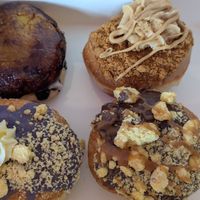 My four choices at Cakeboy Donuts in Glenelg