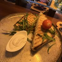 vegan kimchi toast  at DAS HOUSE Café & Bar in Vienna