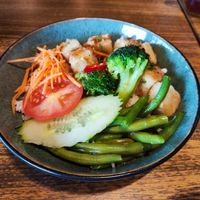 Tofu bowl at Papa Oro's in Bremgarten
