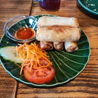 Spring rolls at Papa Oro's in Bremgarten