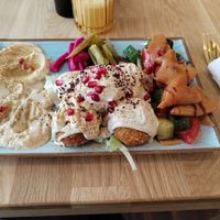 Falafelteller at Safar Falafel in Ingolstadt