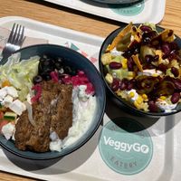 Sunset in Istanbul Bowl and Mexican loaded fries  at VeggyGO   in Neu-ulm