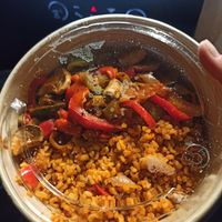 Bulgur with vegetables at Bona'me - Düsseldorf in Dusseldorf