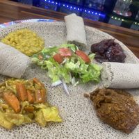 4 Item Veggie Sampler  at Amen Cafe Eritrean And Ethiopian Restaurant in San Antonio