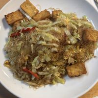 Vegan Pad Woon Sen with tofu  at Hope Cafe  in Durham