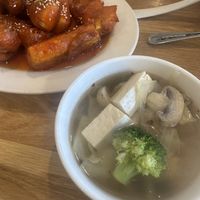 Soup and tofu   at Bangkok Broiler  in Hesperia