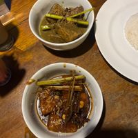 Redangan & Semur - tempeh   at Sumatra Orangutan Explore in Bukit Lawang