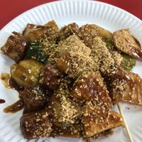 Upclose of rojak at Kwan Tzi Zhai Vegetarian Cuisine 觀自齋 - Geylang in Central Singapore