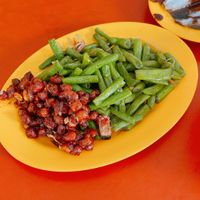 3 ingredients add on - peanuts, long beans & french beans at Kwan Tzi Zhai Vegetarian Cuisine 觀自齋 - Geylang in Central Singapore