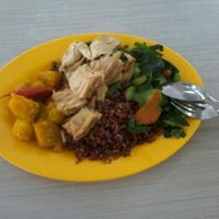 Mixed vege rice at affortable price at Kwan Tzi Zhai Vegetarian Cuisine 觀自齋 - Geylang in Central Singapore