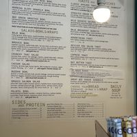 Menu  at Healthy Being Juicery in Jackson