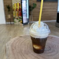 Eiskaffee mit veganem Vanilleeis und veganer Sahne  at Eiscafé Krönchenkugel in Siegen