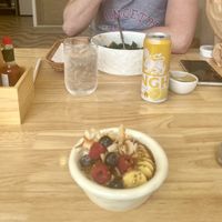 Coconut Greek yoghurt with lots of sprinkles & drizzles    at Bliss Cafe in Phuket