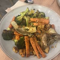 ensalda caliente  at Oh My Vegan in Madrid