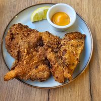 Shroom nuggets made with real mushrooms 🍄 😋 at Oh My Vegan in Madrid