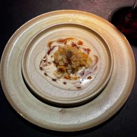 celeriac pasta in a rich sauce of roasted hazelnuts  at Pramerl & the Wolf in Vienna