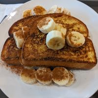 French Toast with bananas at Moma's Cafe  in Orlando