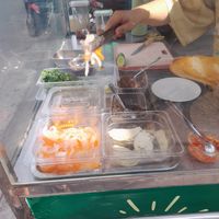 Ingredients in the banh mi stall at HỒNG ÂN in Ho Chi Minh City
