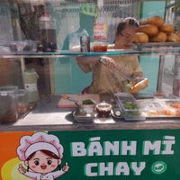 The banh mi stall is located outside their restaurant from 6am to 10am everyday at HỒNG ÂN in Ho Chi Minh City