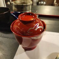 Miso soup at Japanese Fermented Degustation Bar ODORU in Osaka