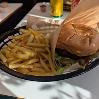 vegan burger at Fjälls Kitchen in Hemavan