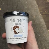 Some organic ice cream at EkoPlaza in Emmen