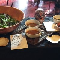 fresh salad dressing  at Shankara in Bethlehem