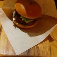 Beyond meat burger at Avocado Cafe - Chistoprudny in Moscow