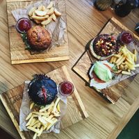 Vegan burgers  at Avocado Cafe - Chistoprudny in Moscow