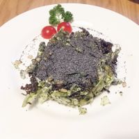 salad with avo, poppy seeds and pine nuts at Avocado Cafe - Chistoprudny in Moscow