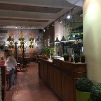 Part of Avocado Cafe’s spacious interior. There is also outdoor seating  at Avocado Cafe - Chistoprudny in Moscow