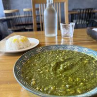 Spinach and dal  at VOG Kyoto in Kyoto