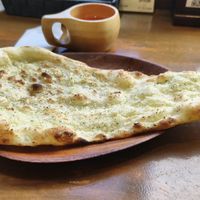 Garlic naan at VOG Kyoto in Kyoto