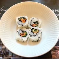 Vegetable sushi  at Britpop Brunch - Great British Restaurant in Dubai