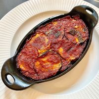 Baked zucchini & eggplant at Britpop Brunch - Great British Restaurant in Dubai