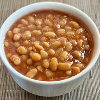 Baked beans   at Britpop Brunch - Great British Restaurant in Dubai