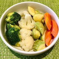 Steamed vegetables  at Together & Co in Dubai