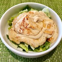 Hummus bowl at Together & Co in Dubai