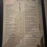 Vegetarian menu with vegan options  at Cocoloco by Southern Lanta in Koh Lanta