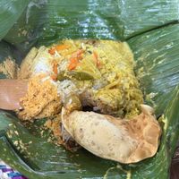 Banana leaf curry  at Florida Tei - フロリダ亭 in Tokyo