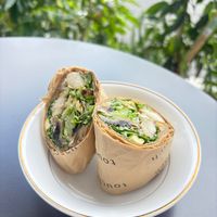 Whole Wheat Chicken Wrap at Touch Cafe in Tomigusuku