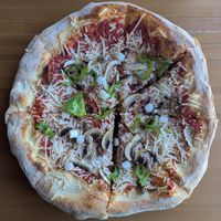 Pizza Vegan at Seasons in Crete