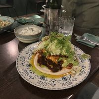 Gochujang glazed cauliflower steak  at Heal-thy in Torrevieja