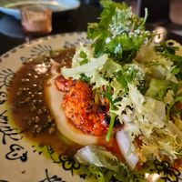 Gochujang glazed cauliflower steak at Heal-thy in Torrevieja