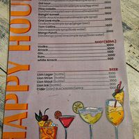 Menu at Royal Tasty Cafe in Dambulla